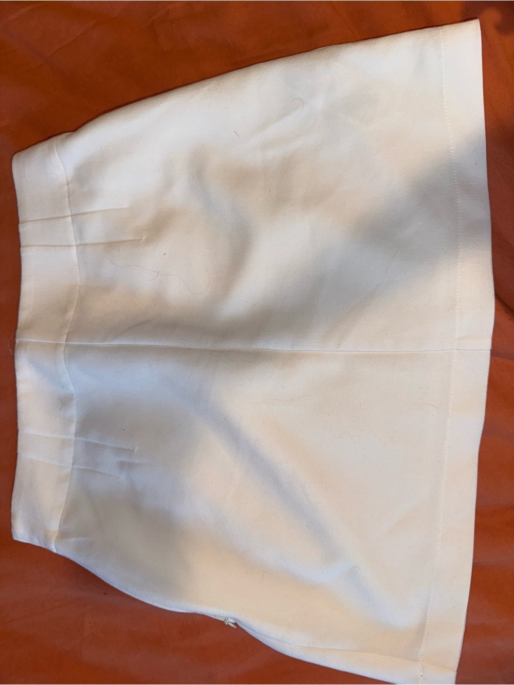 Abercrombie & Fitch White A-Line Skort
